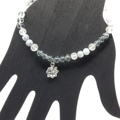 Silver Spiderweb Bracelet