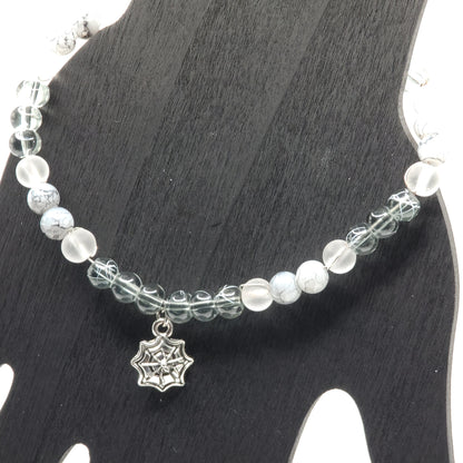 Silver Spiderweb Bracelet