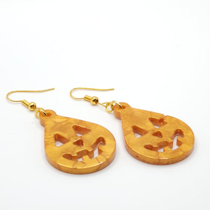 Pumpkin Dangle Earrings