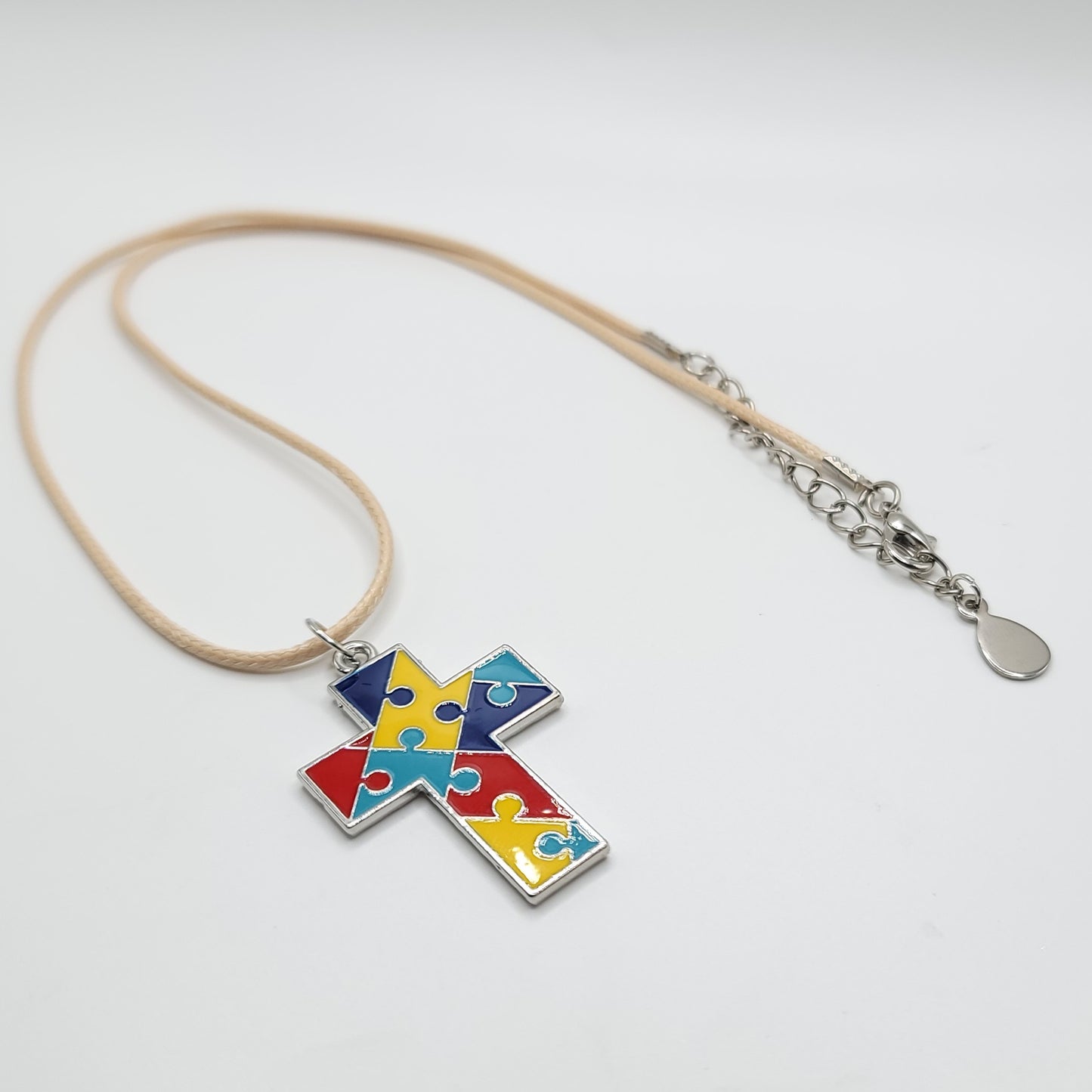 Autism Awareness Necklace - Cross